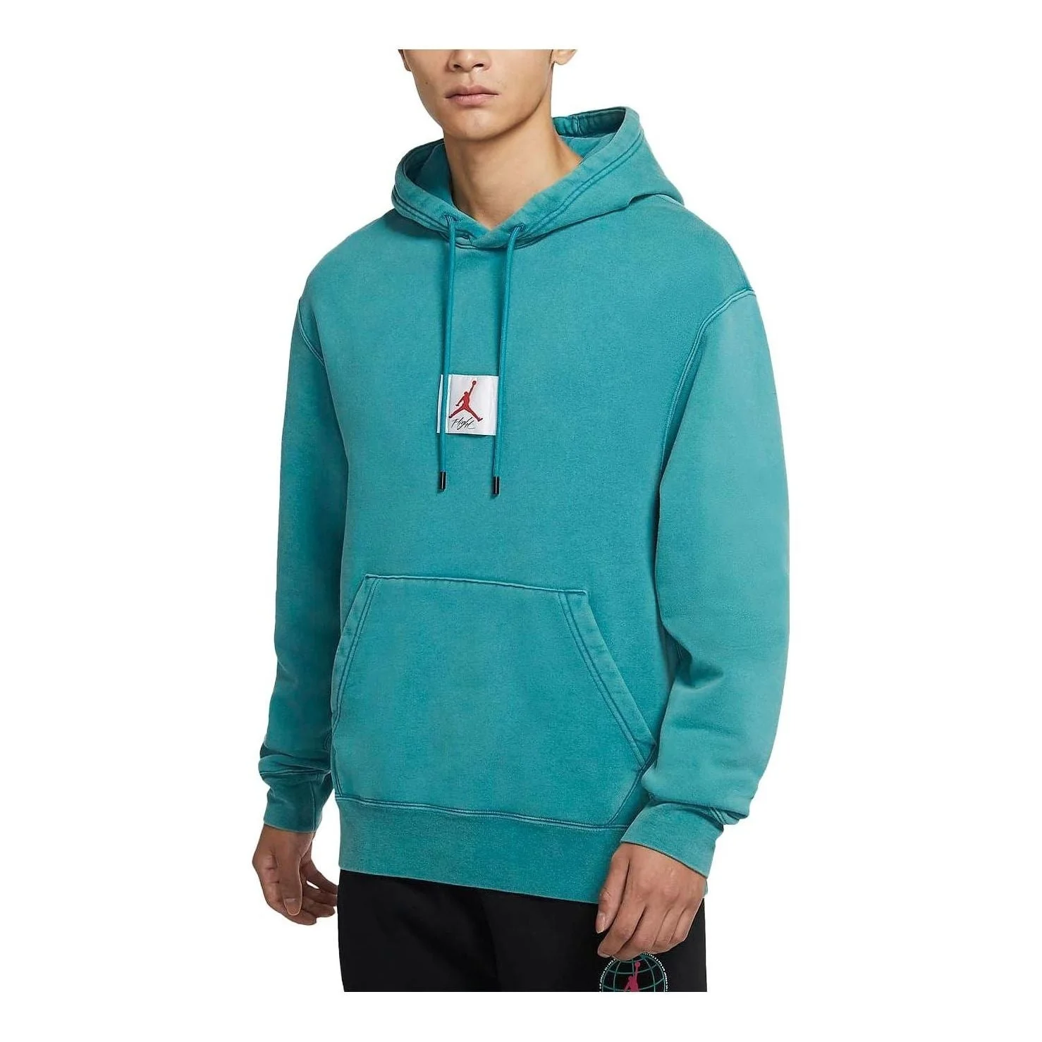 Air Jordan Flight Fleece Hoodie 'Teal' CK6469-381 - 1