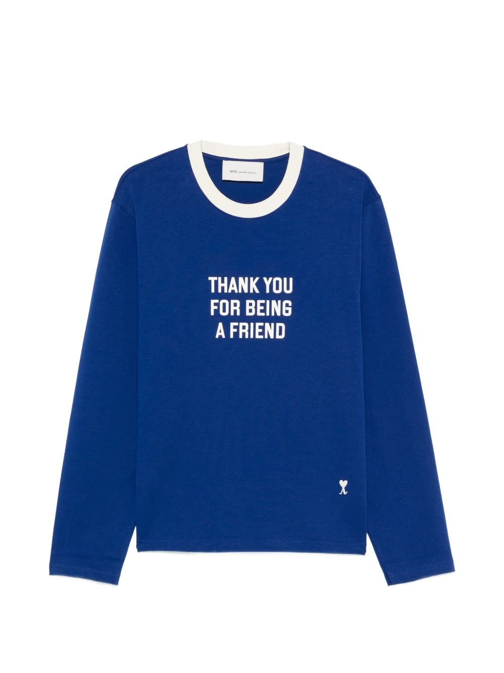 slogan-print long-sleeve T-shirt - 1