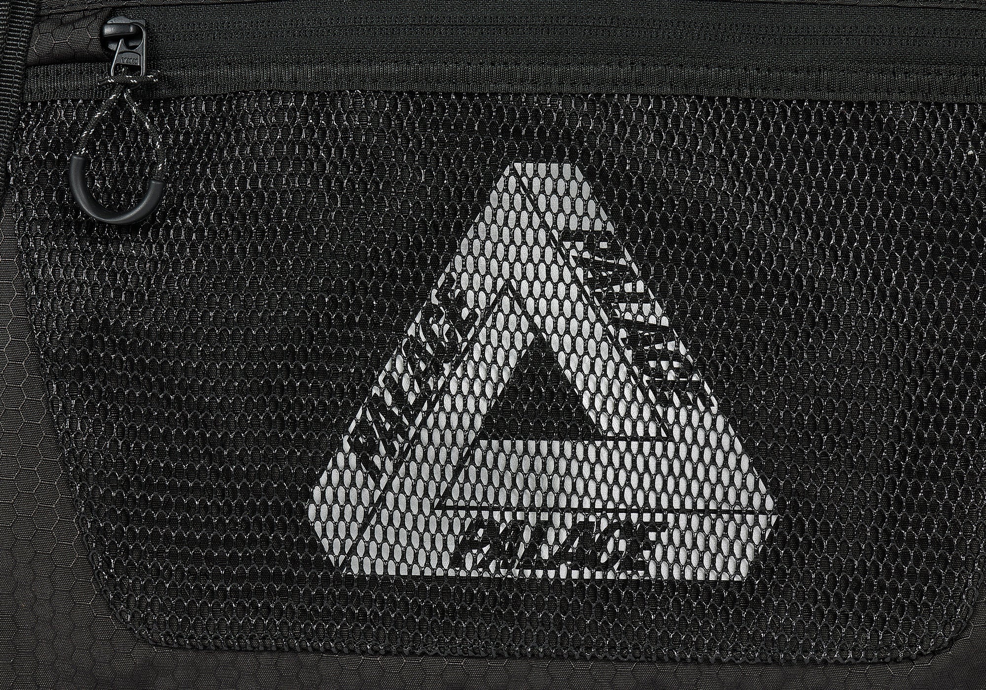 PALACE CORDURA ECO HEX RIPSTOP SHOULDER BAG BLACK | REVERSIBLE