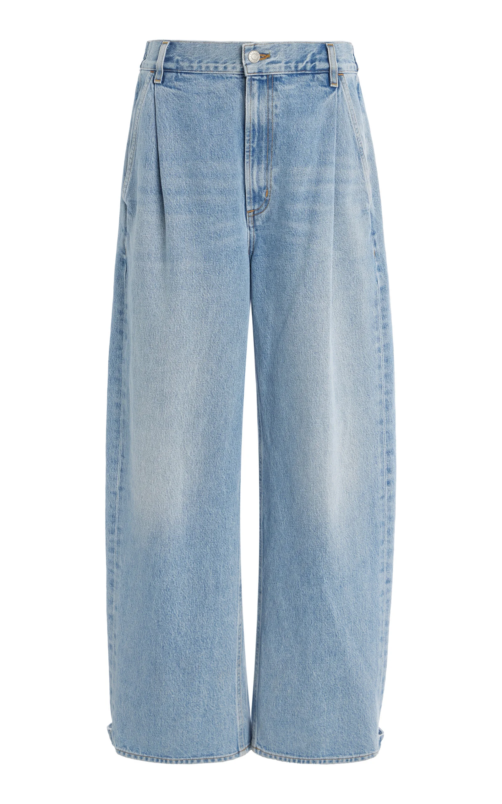 Darsha Rigid Low-Rise Wide-Leg Jeans light wash - 1