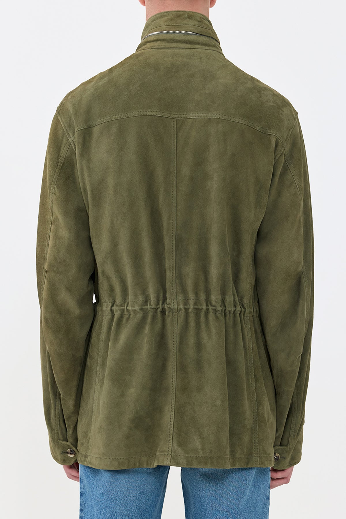 Darwin M64 Jacket in Olive Suede - 4