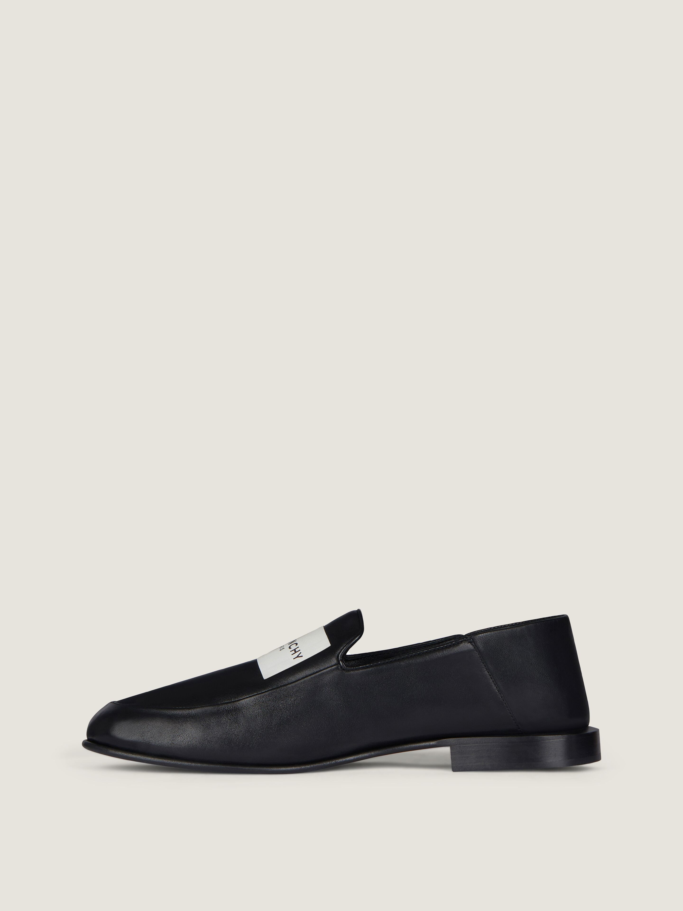 LABEL LOAFERS IN SHINY LEATHER - 3