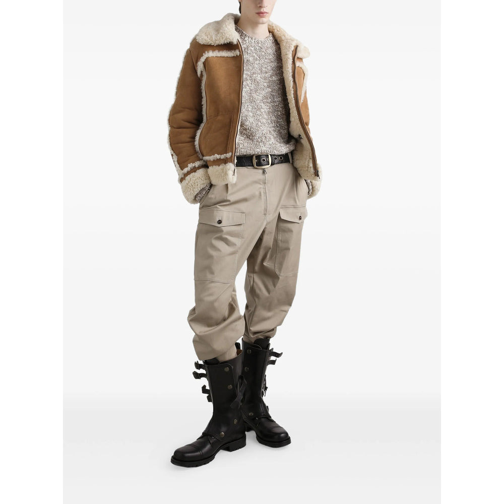 Dolce & Gabbana Brown Jackets - Leather Jackets Men - 2