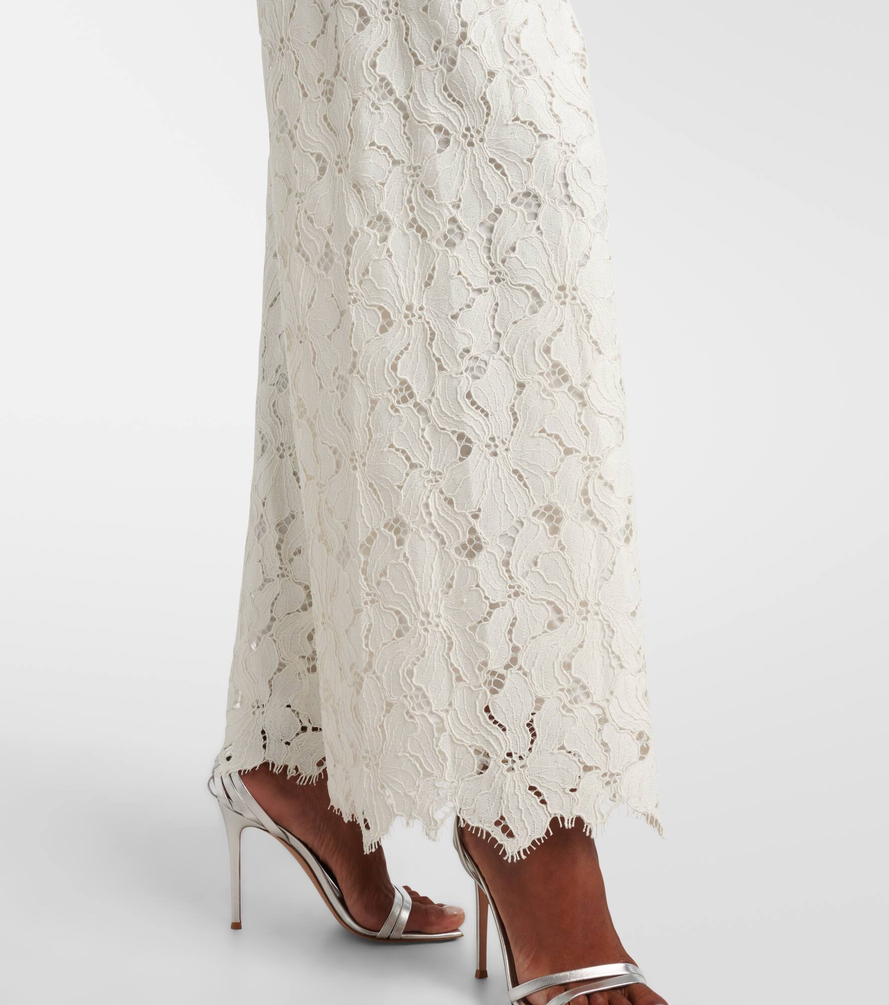 Rebecca strapless lace jumpsuit - 6