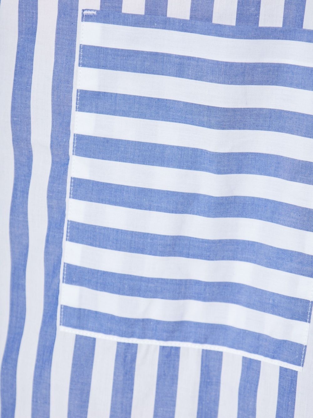 striped button-up shirt - 5
