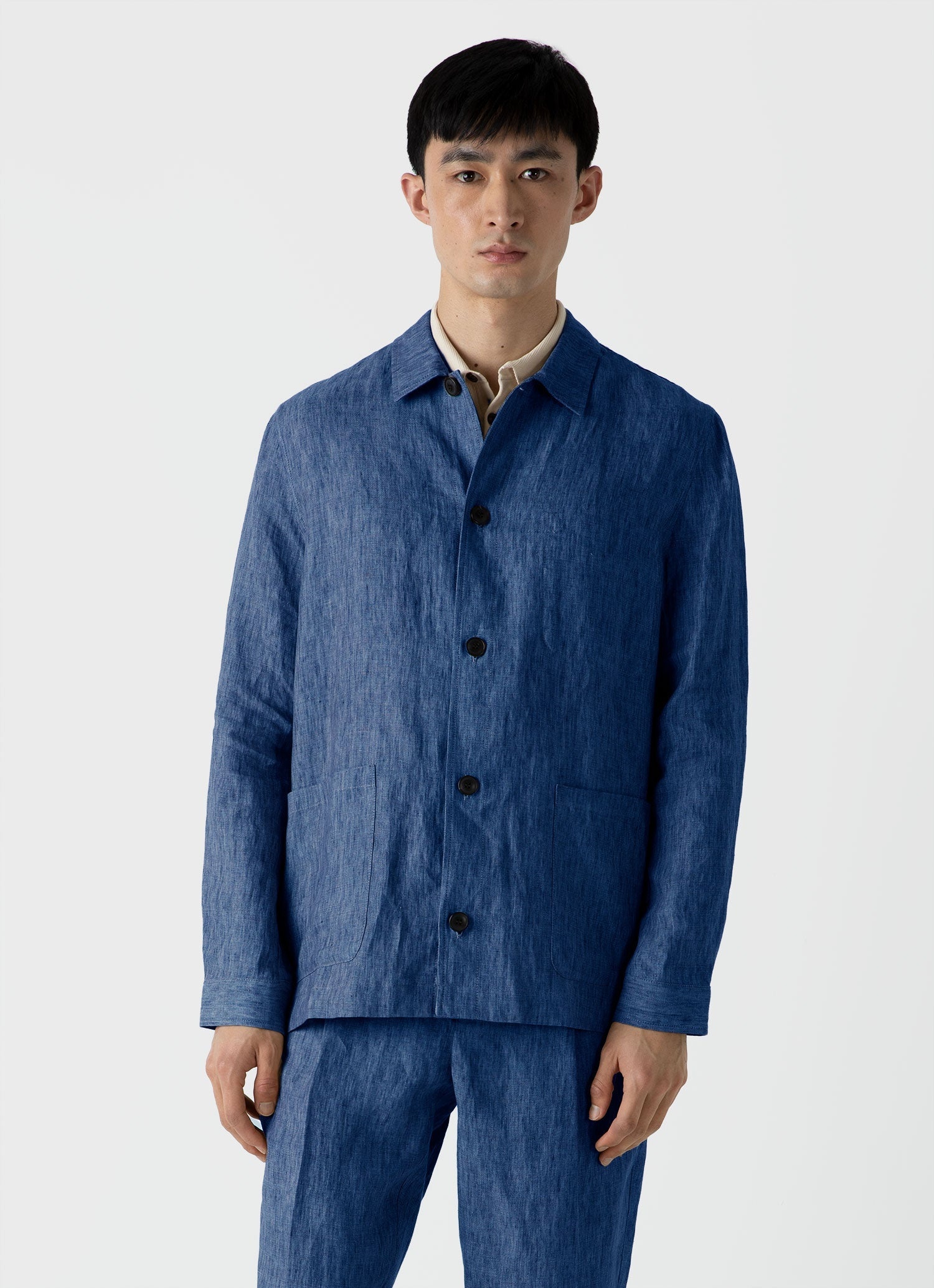 Linen Twin Pocket Jacket - 2