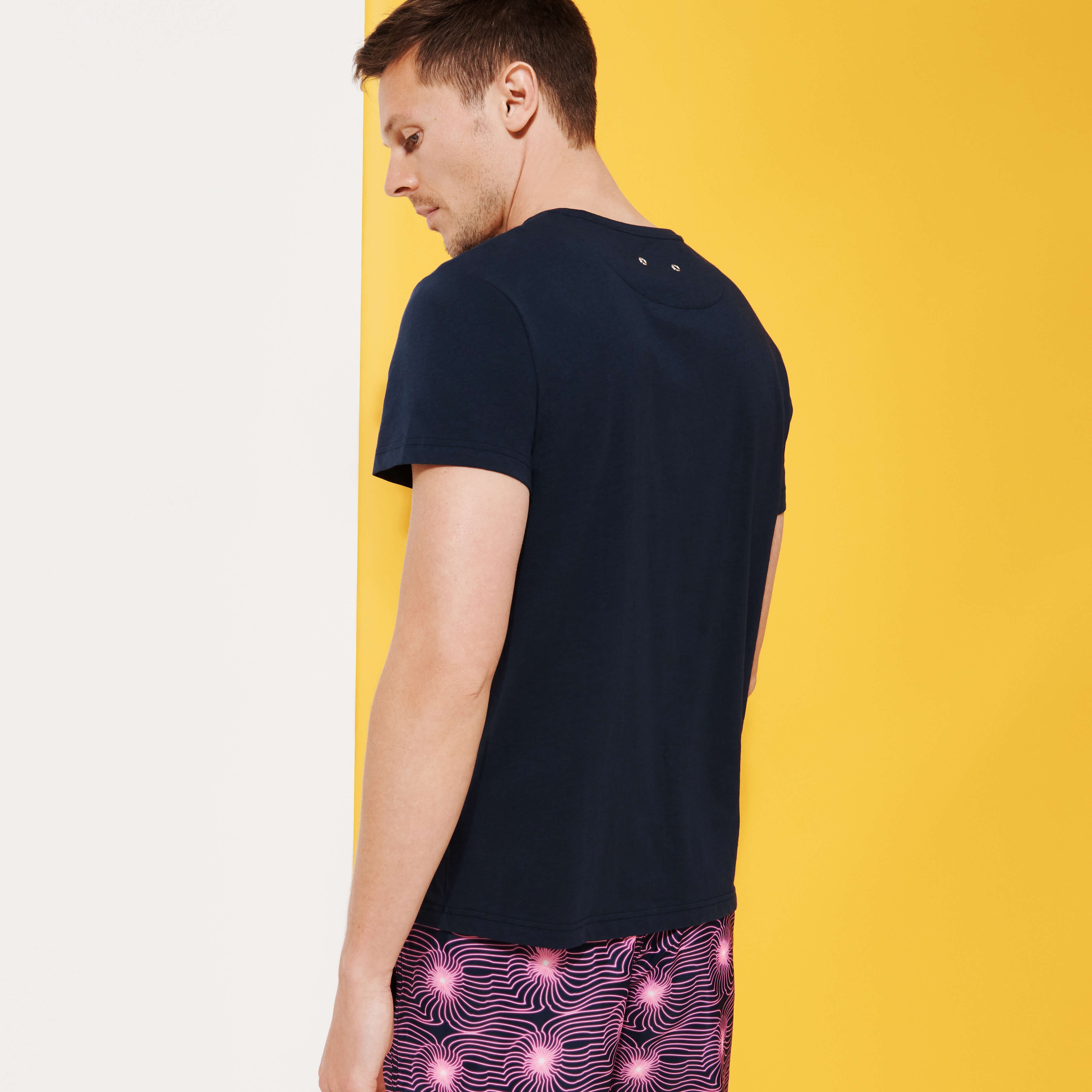 Men Cotton T-Shirt Hypno Shell - 4