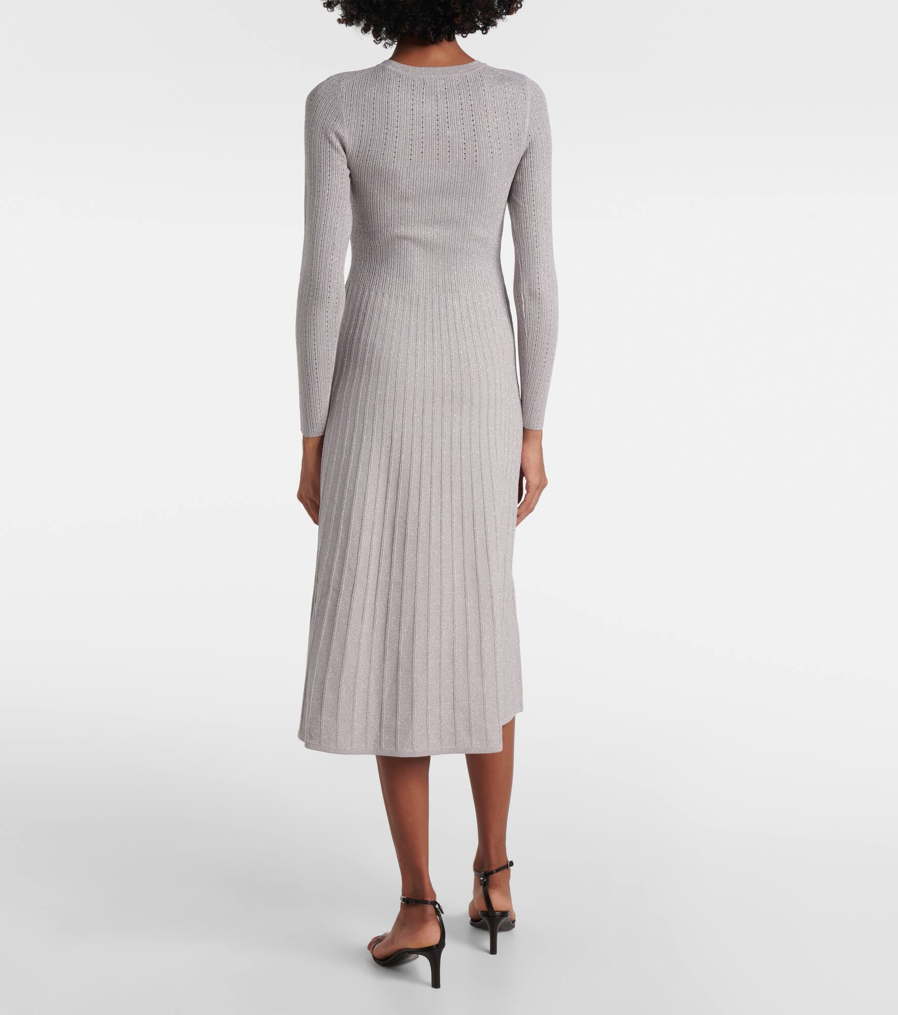 Nami knitted lamé midi dress - 3