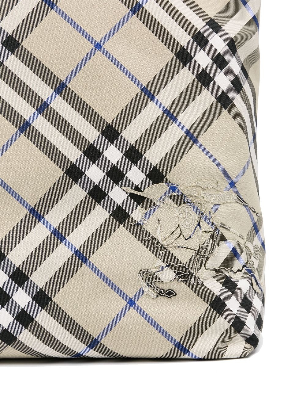 Equestrian Knight-embroidered tote bag - 4