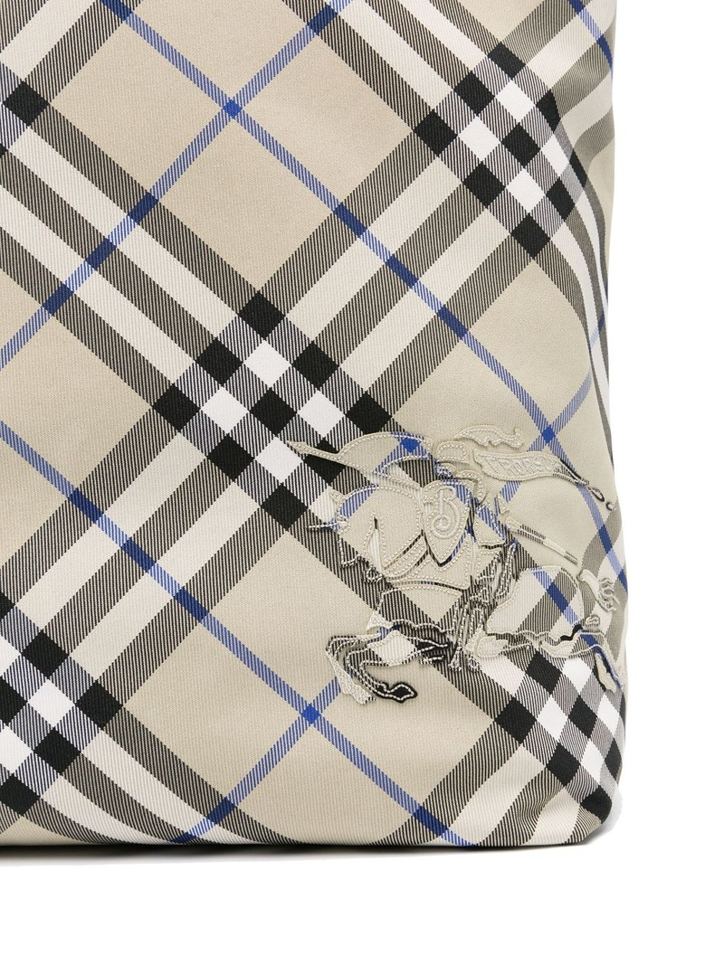 Equestrian Knight-embroidered tote bag 4