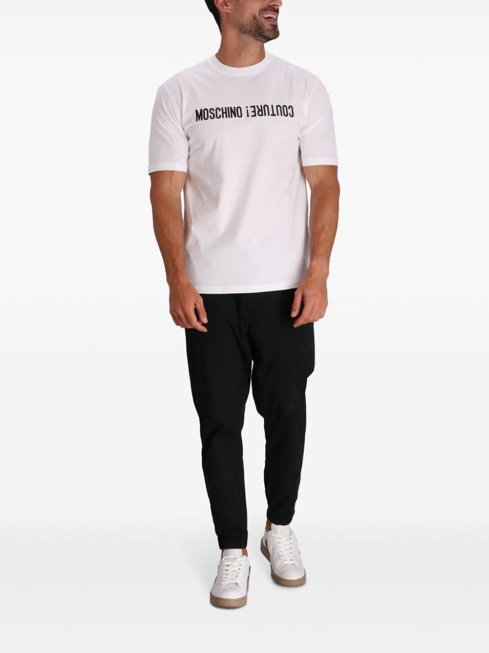 logo-print cotton T-shirt - 2