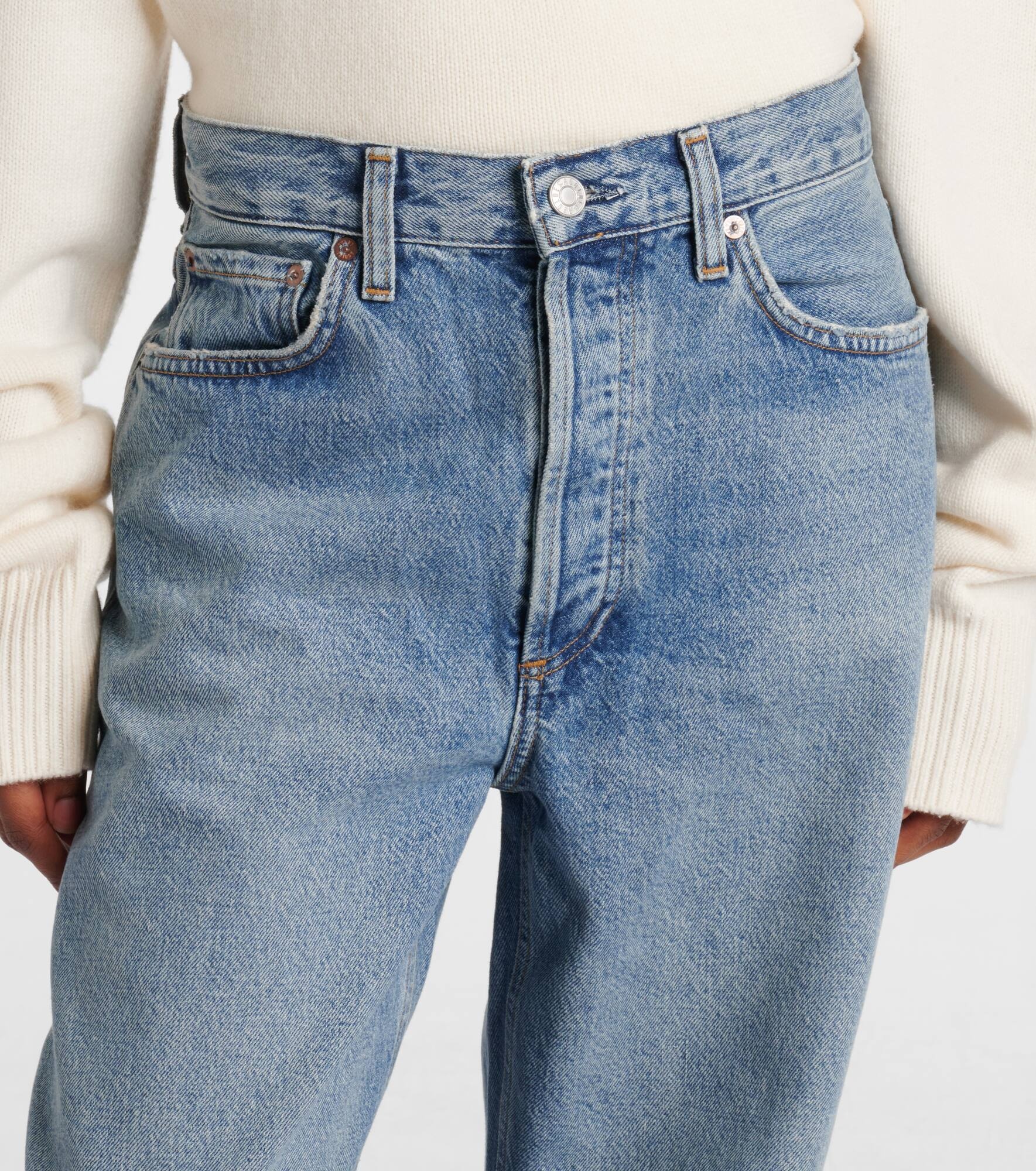 Henson mid-rise wide-leg jeans - 4