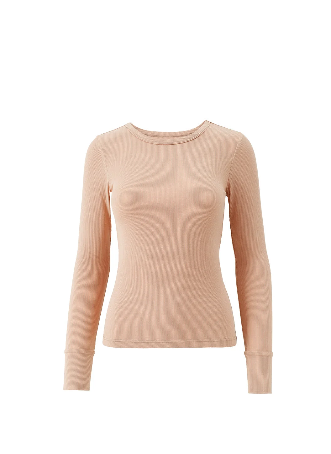 EXCLUSIVE CHARLIE LONG SLEEVE TAN TOP - 1