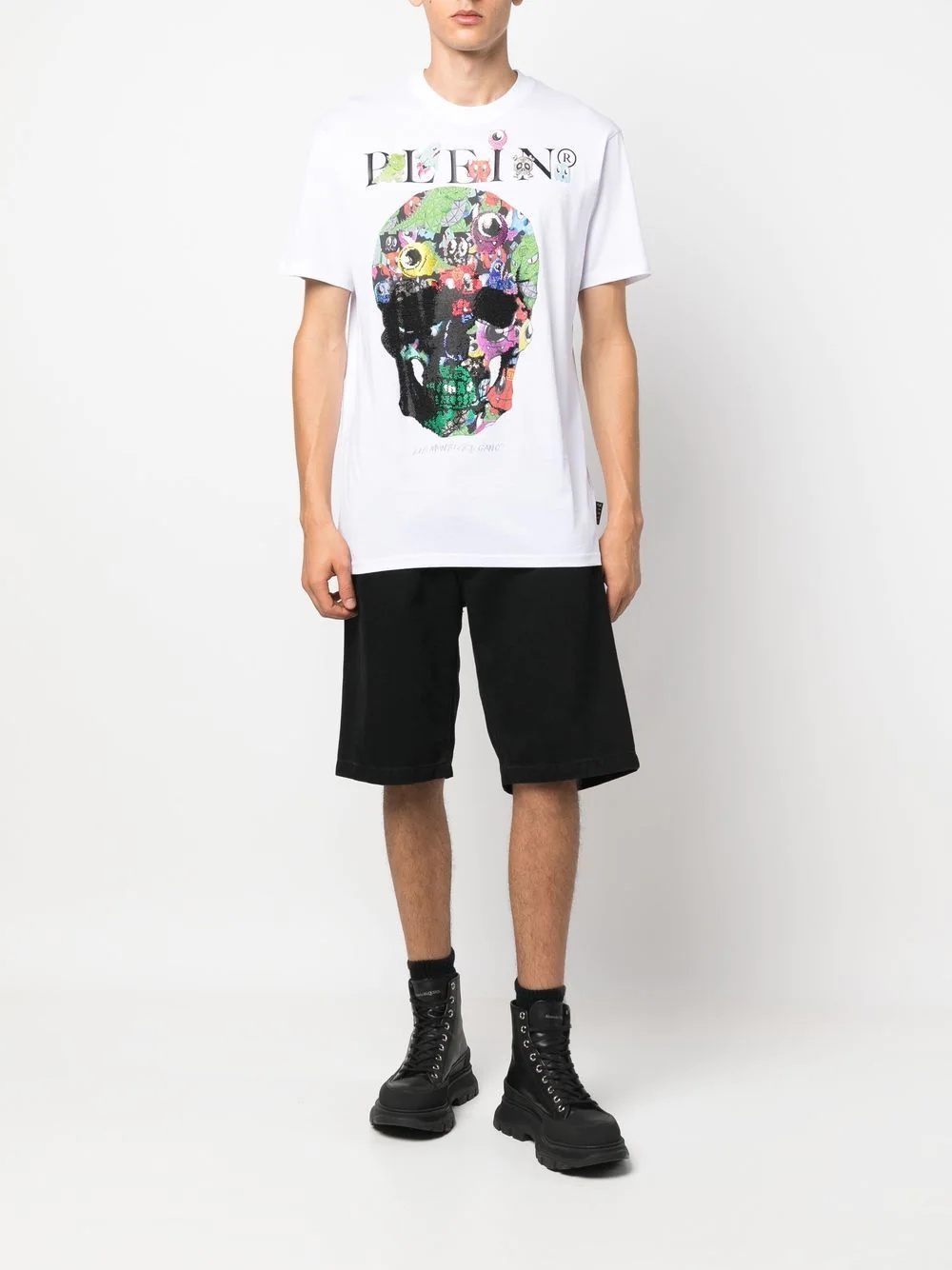 Monsters logo print T-shirt - 2