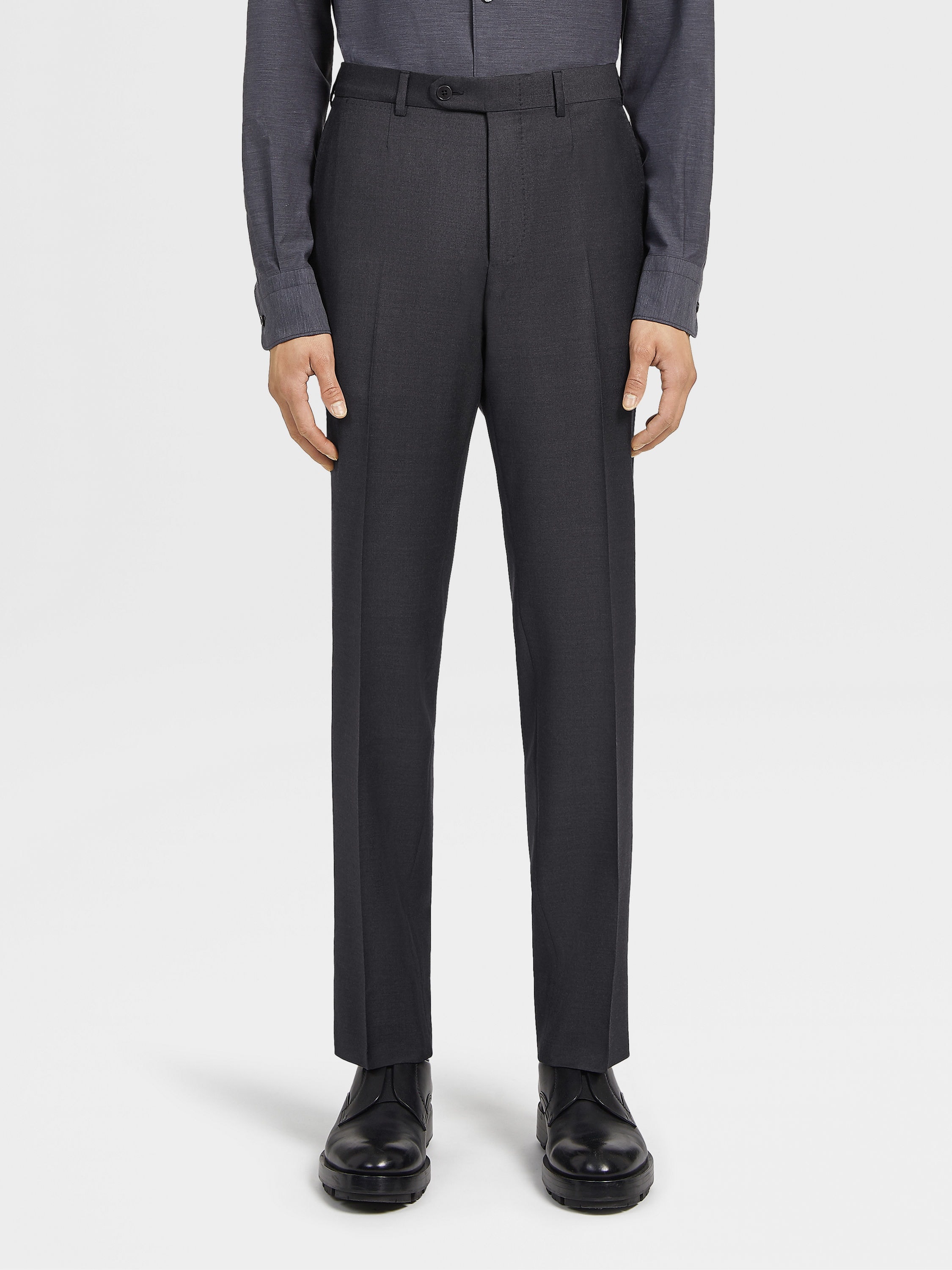 DARK GREY TROFEO™ WOOL SUIT - 5