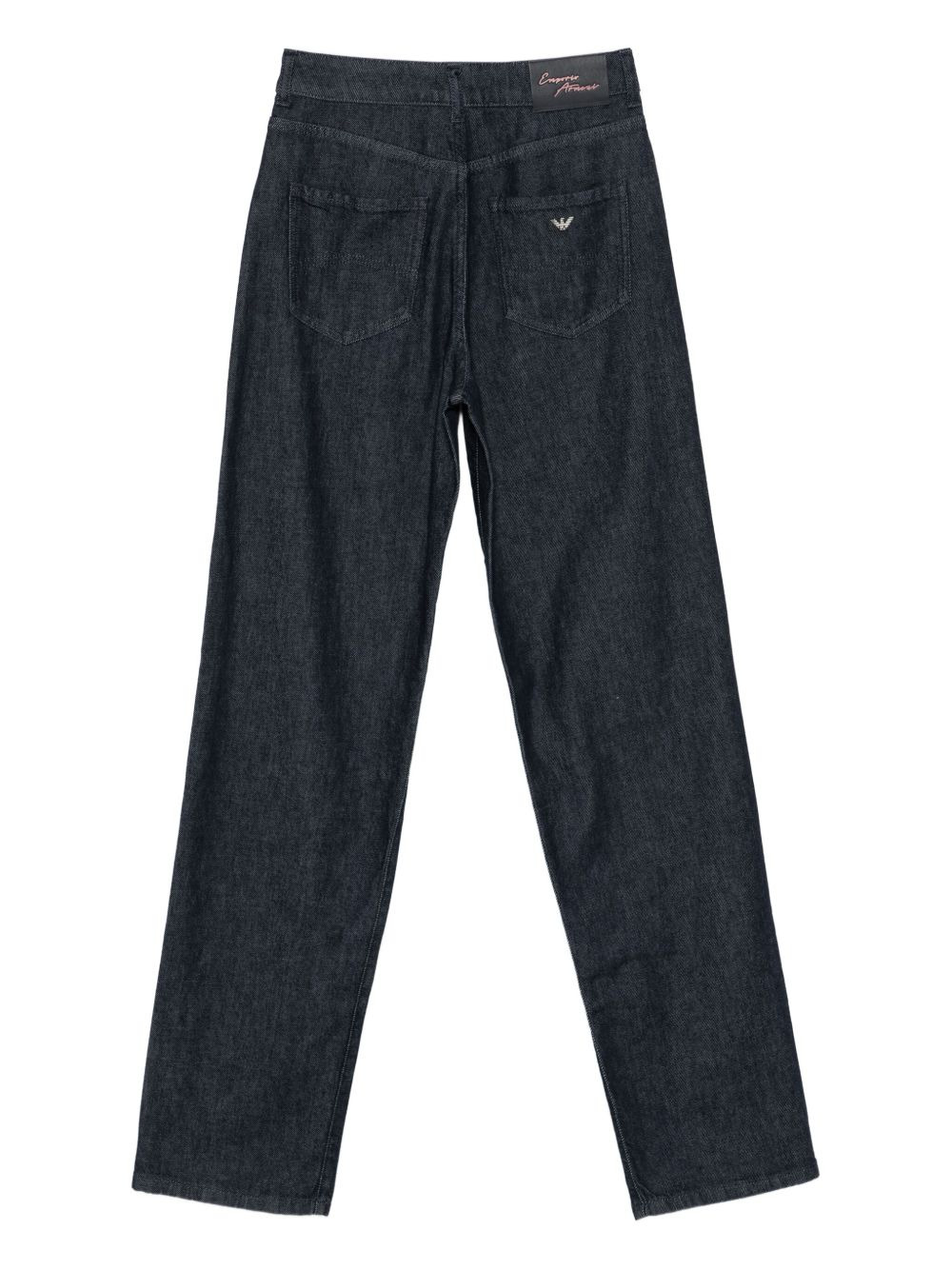 logo-embroidered jeans - 2