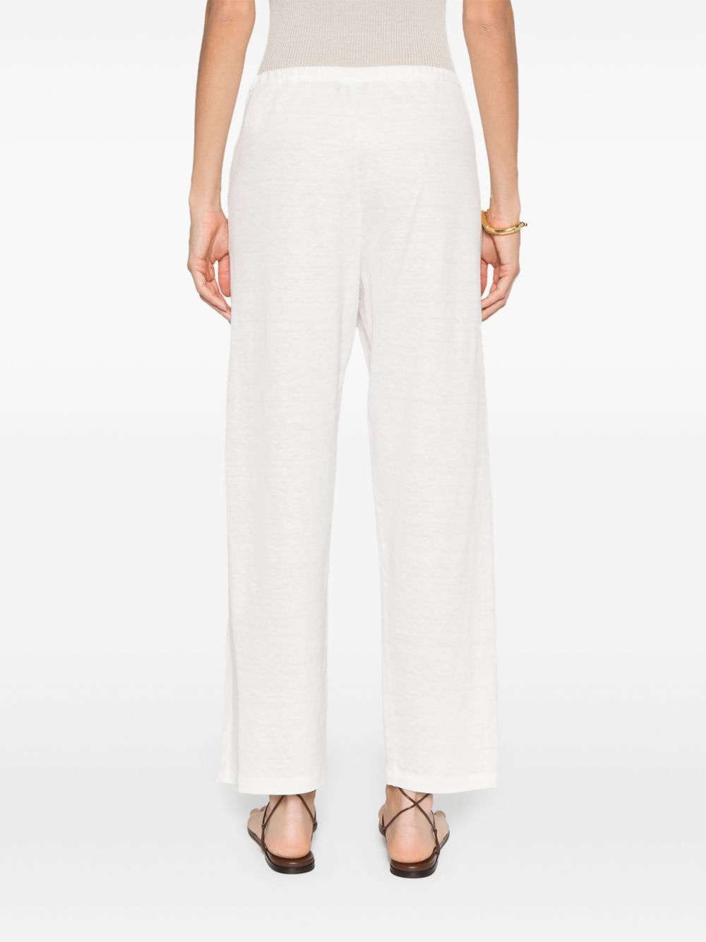 straight-leg trousers - 4