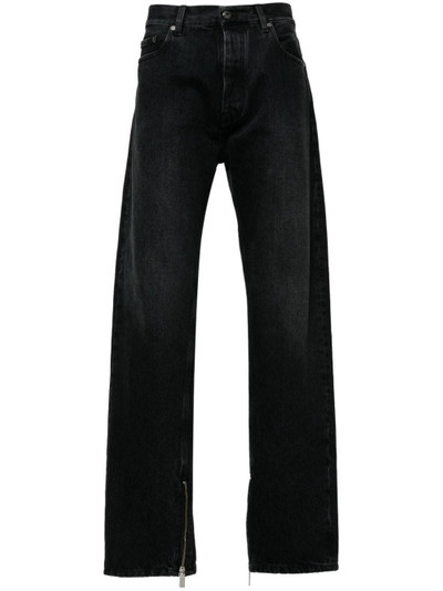 Off-White zip-detail straigh-leg jeans outlook