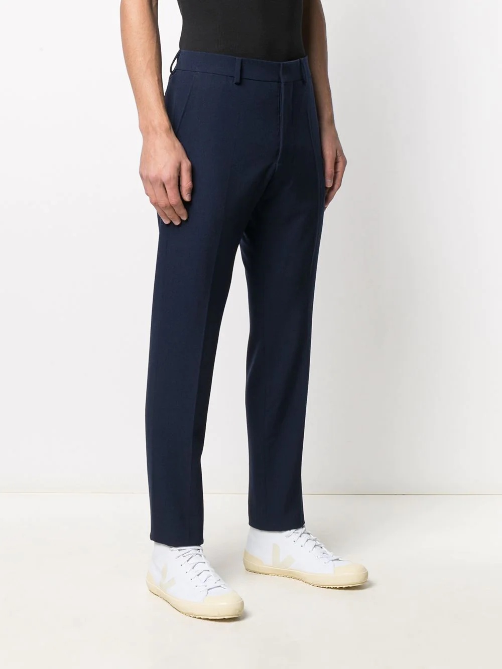 slim-fit tailored trousers - 3