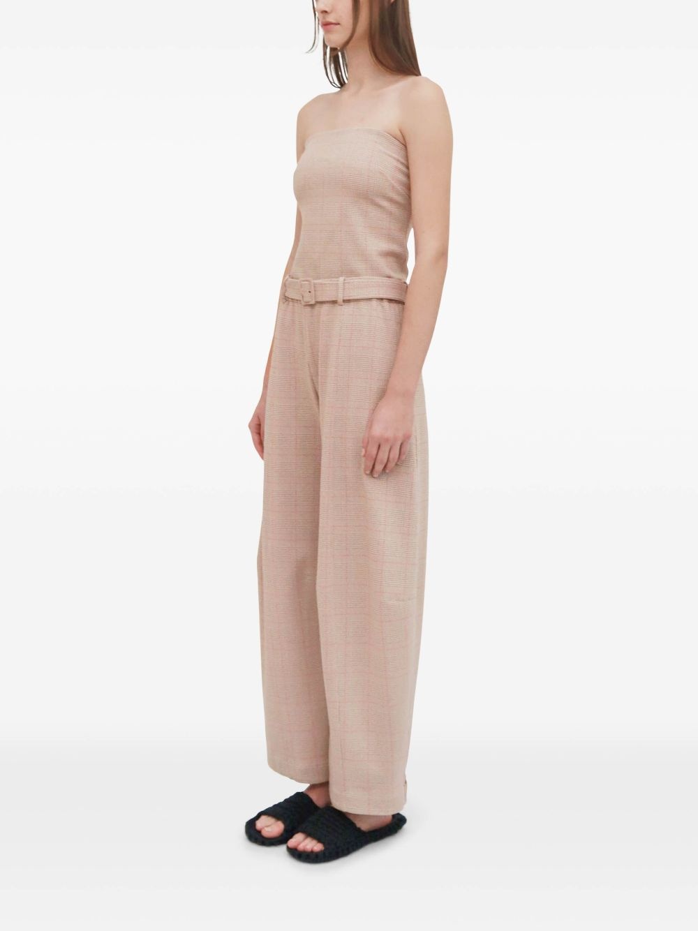 belted tapered trousers - 5