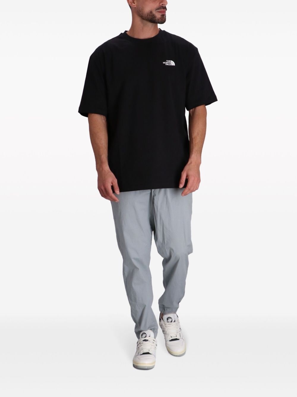 logo-embroidered cotton T-shirt - 2