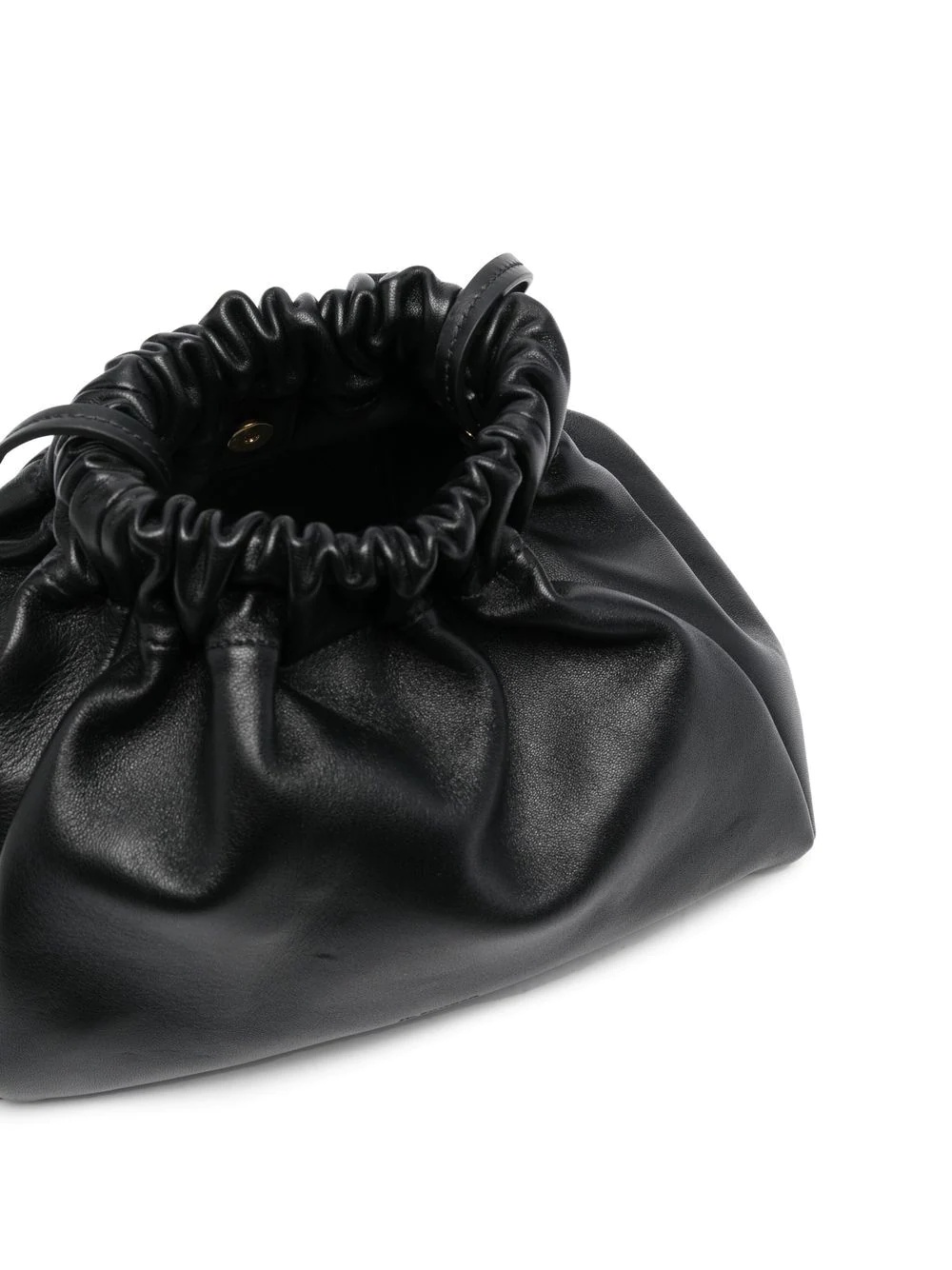 leather drawstring bag - 5