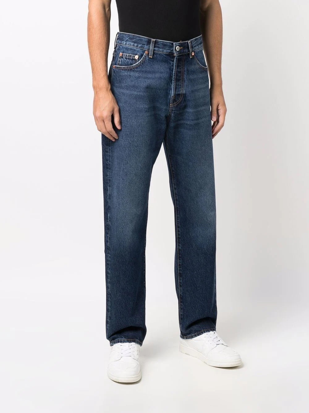 straight-leg cropped jeans - 3