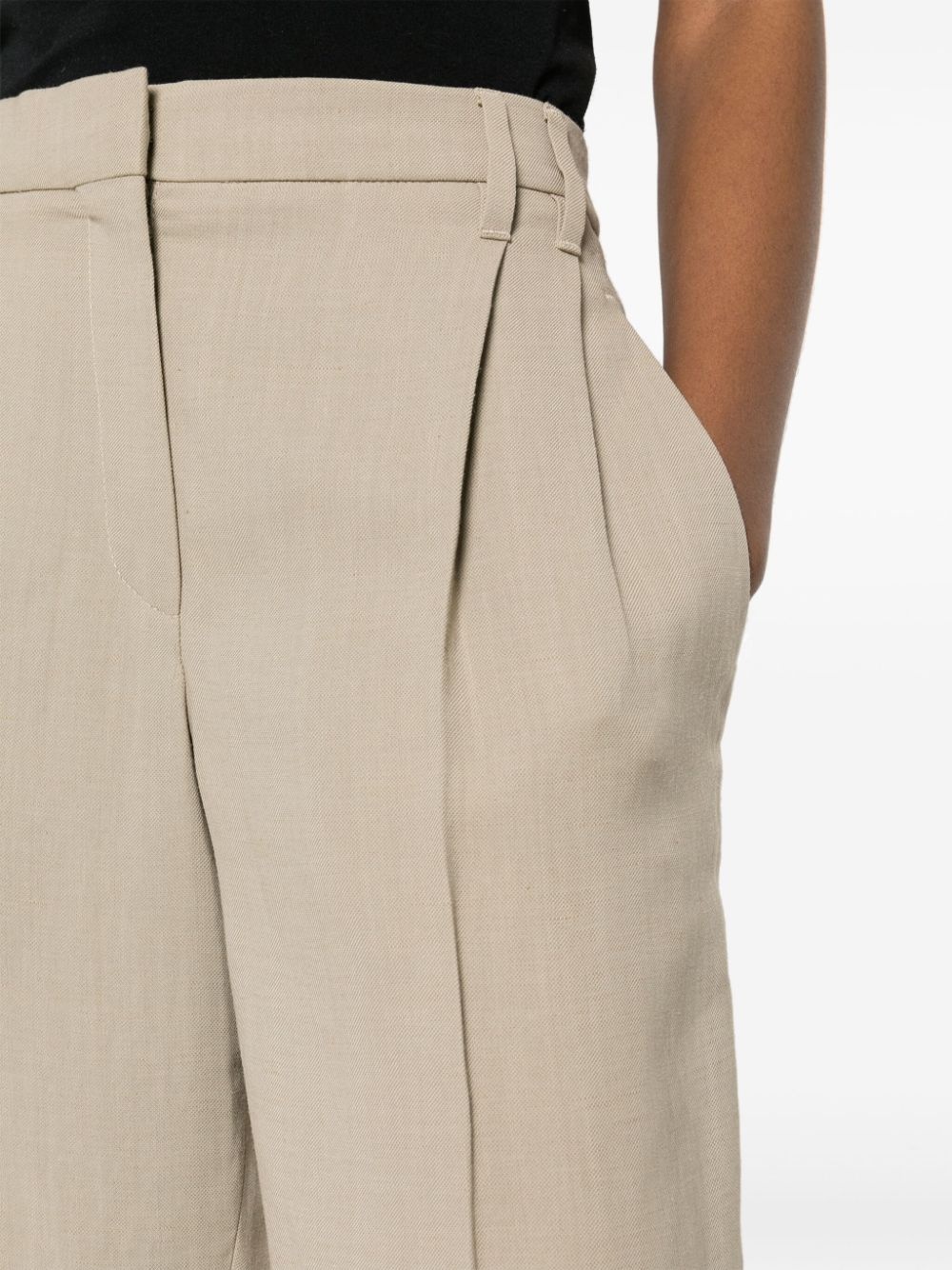 cropped tapered trousers - 5
