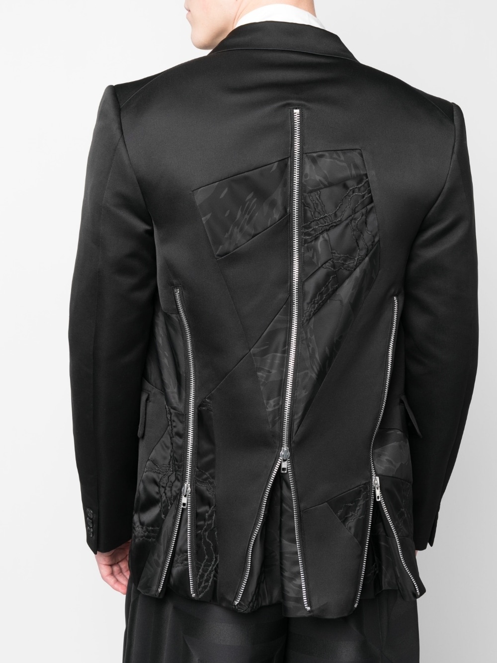 zip-details blazer - 6
