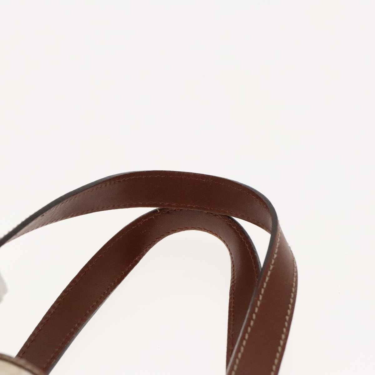 GUCCI GG Supreme Tote Bag Pvc Leather Gold White - 8