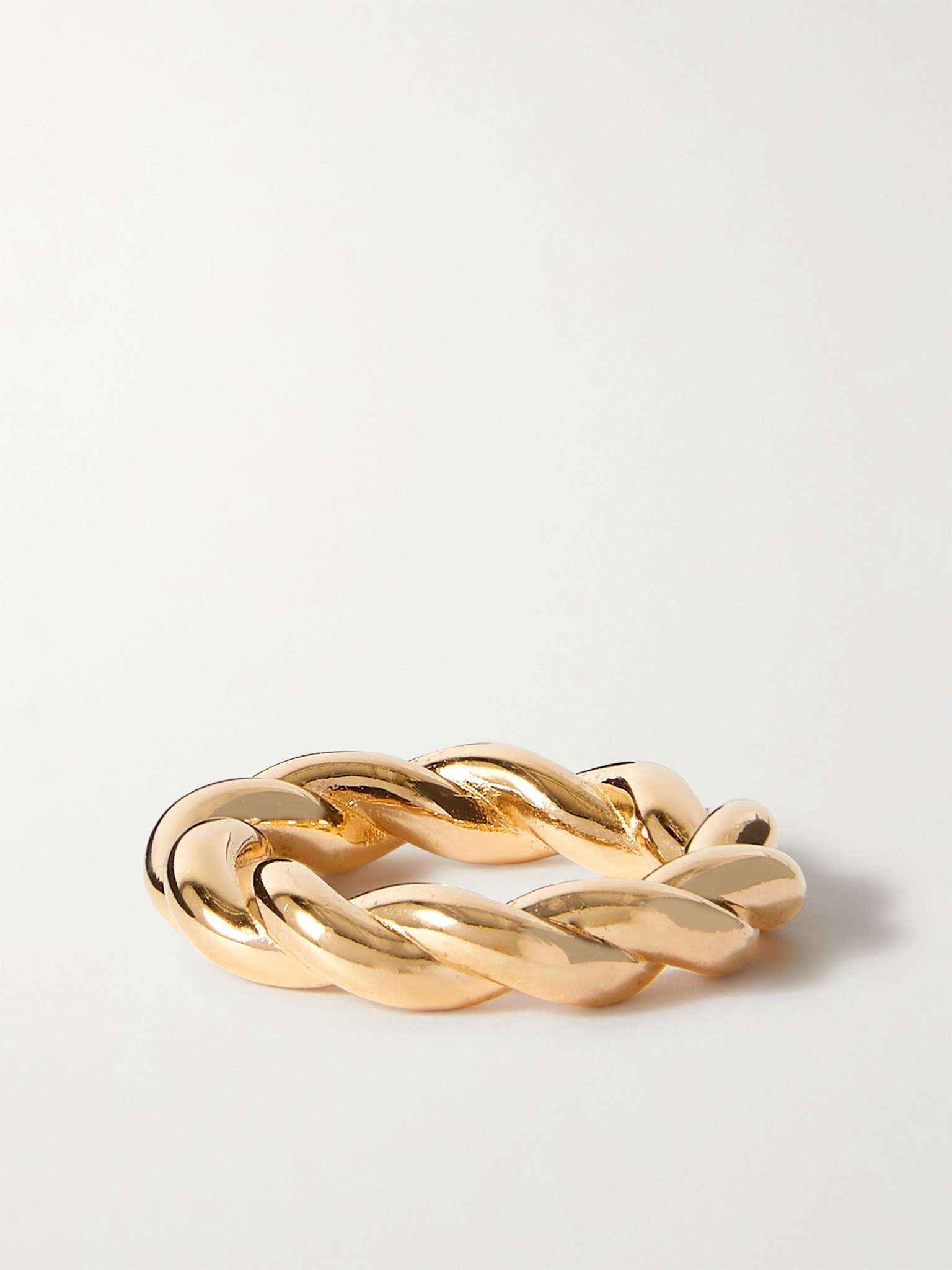 Twisted Gold-Plated Ring - 3