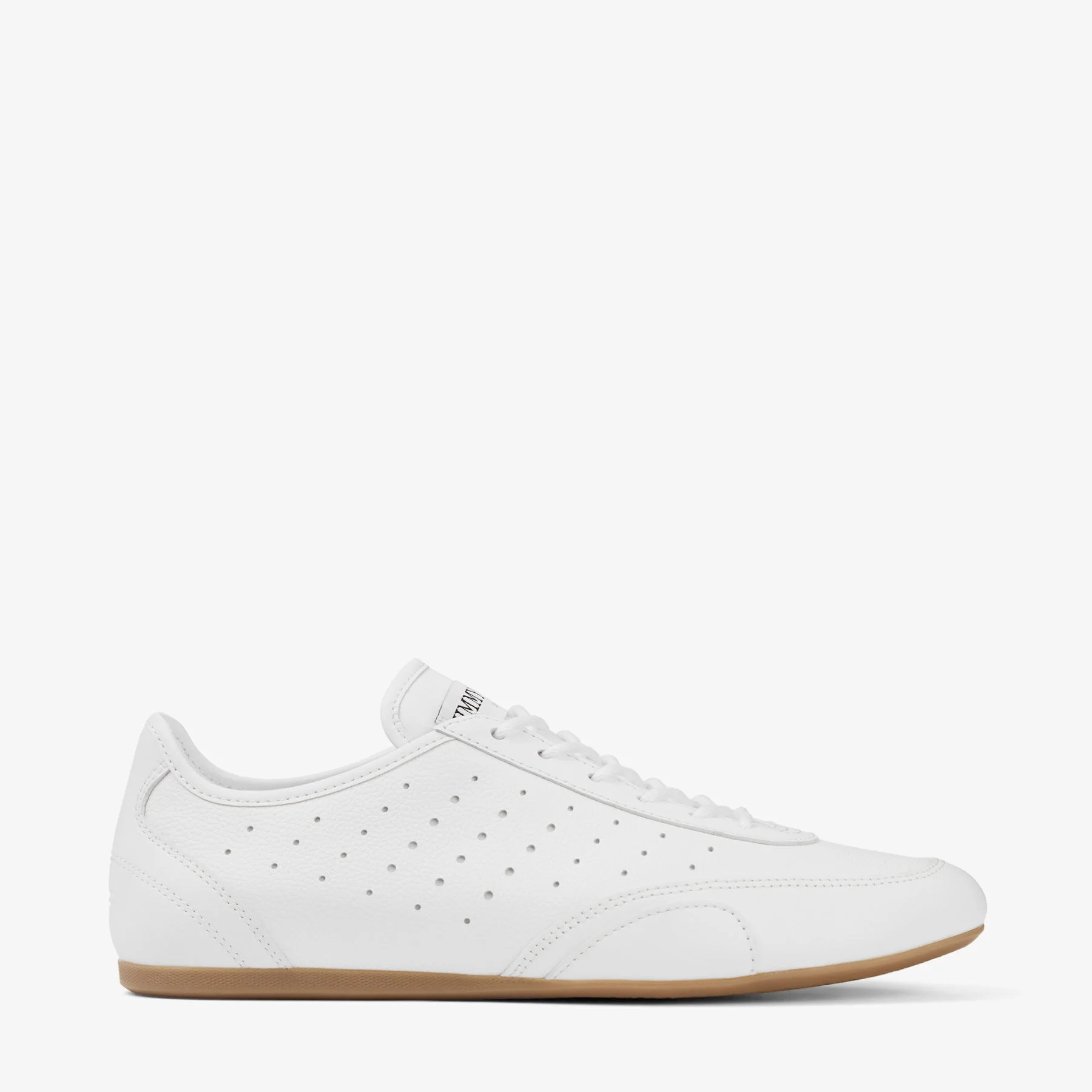 Sunny F White and Gum Leather Mix Low Top Trainers - 1