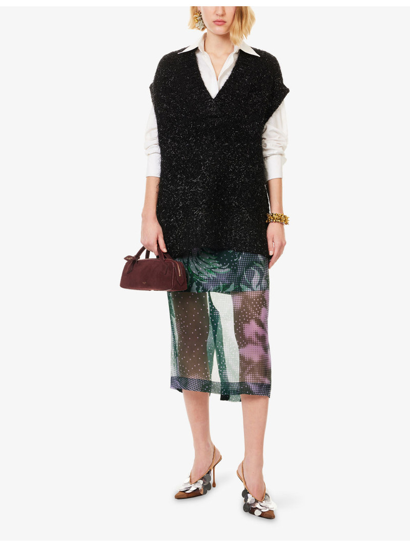 Dries Van Noten Trea Sleeveless Wool-Blend Knit Jumper outlook