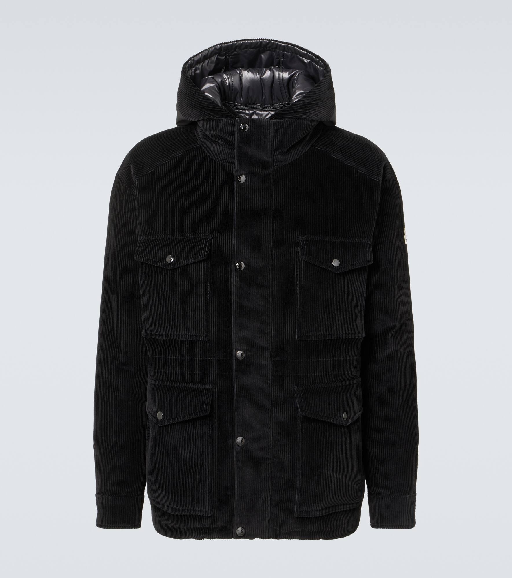 Greselin reversible corduroy down jacket - 1