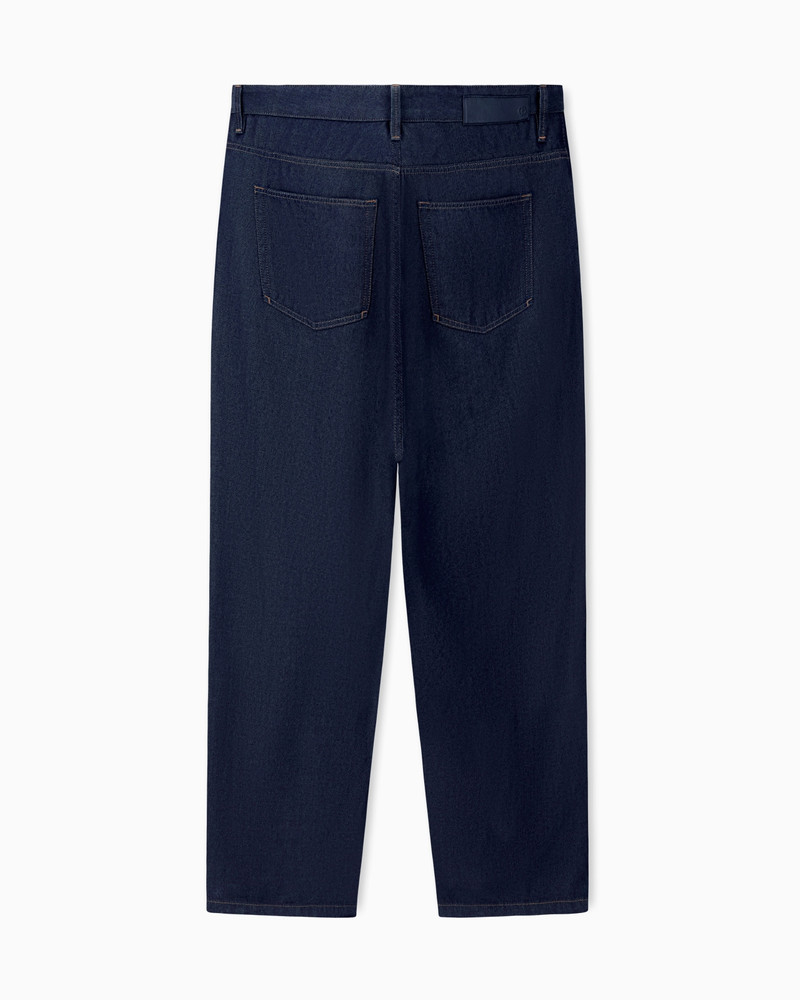 FIVE-POCKET TROUSERS IN COTTON AND SILK DENIM DENIM COLLECTION 3