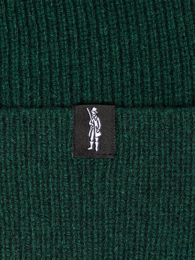 Mackintosh BOTTLE GREEN ECO CASHMERE BEANIE outlook