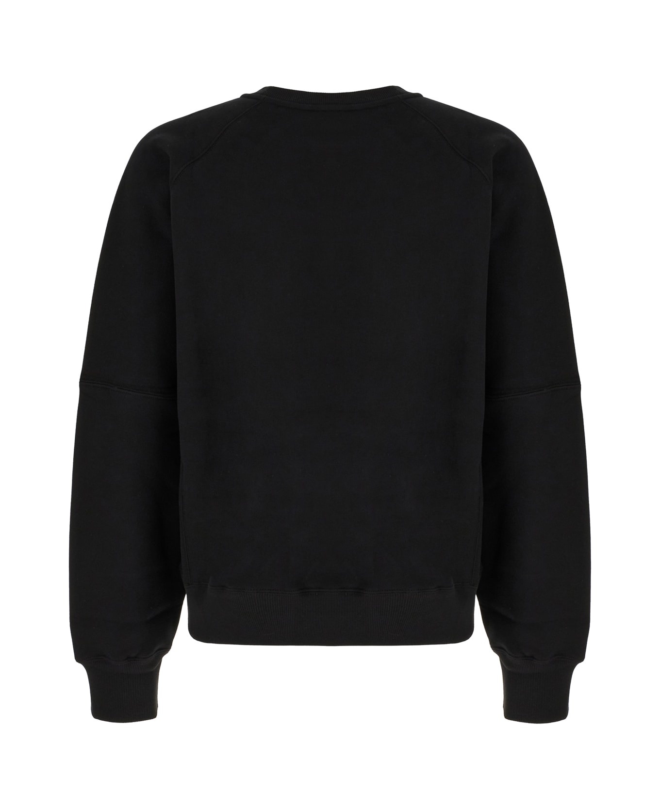 Black Cotton Sweatshirt - 2