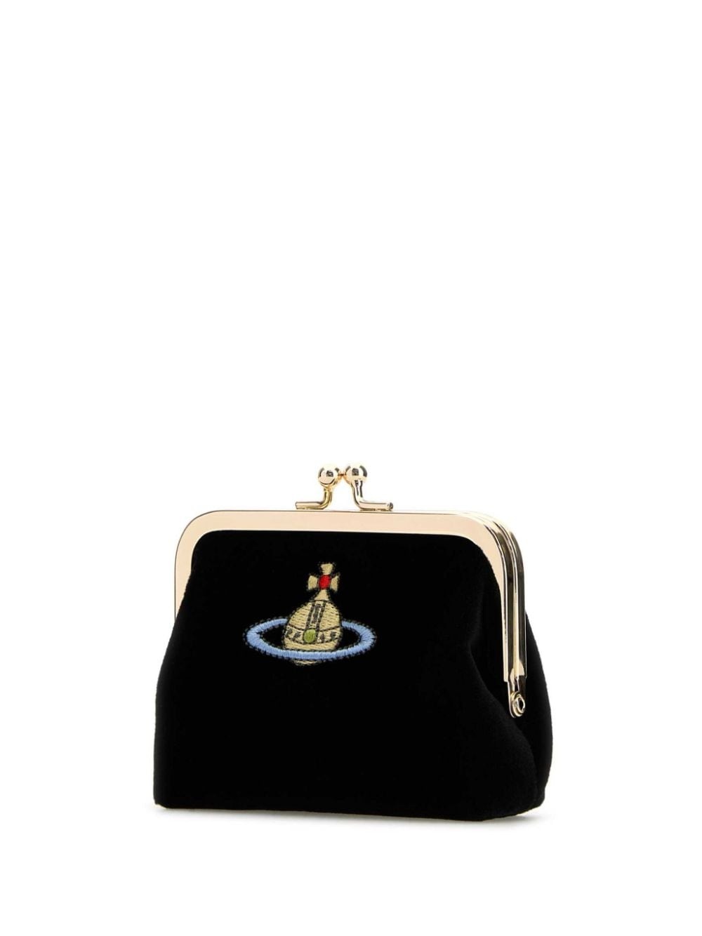 Orb-embroidered wallet - 3