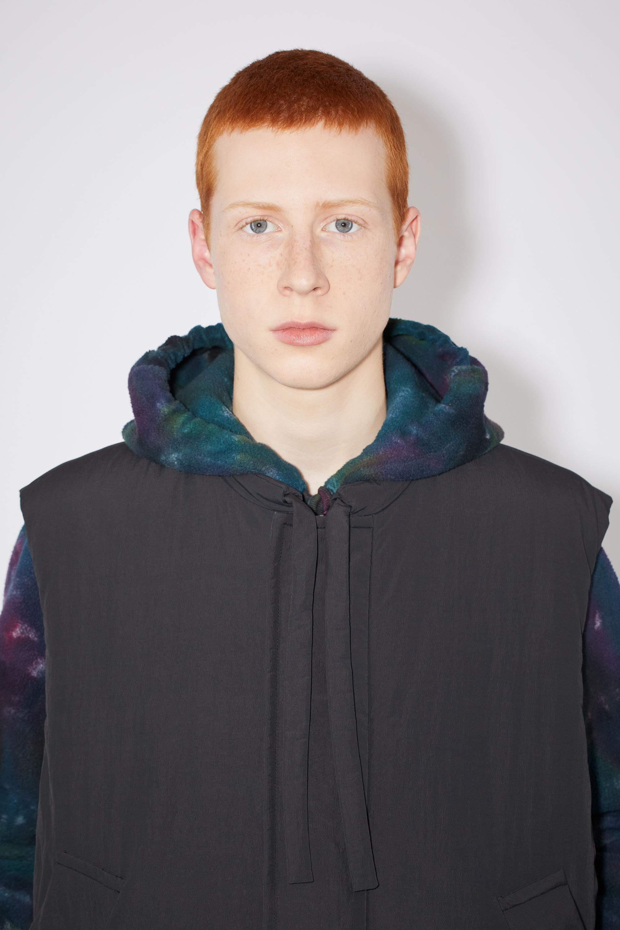 Padded nylon vest - Black - 5