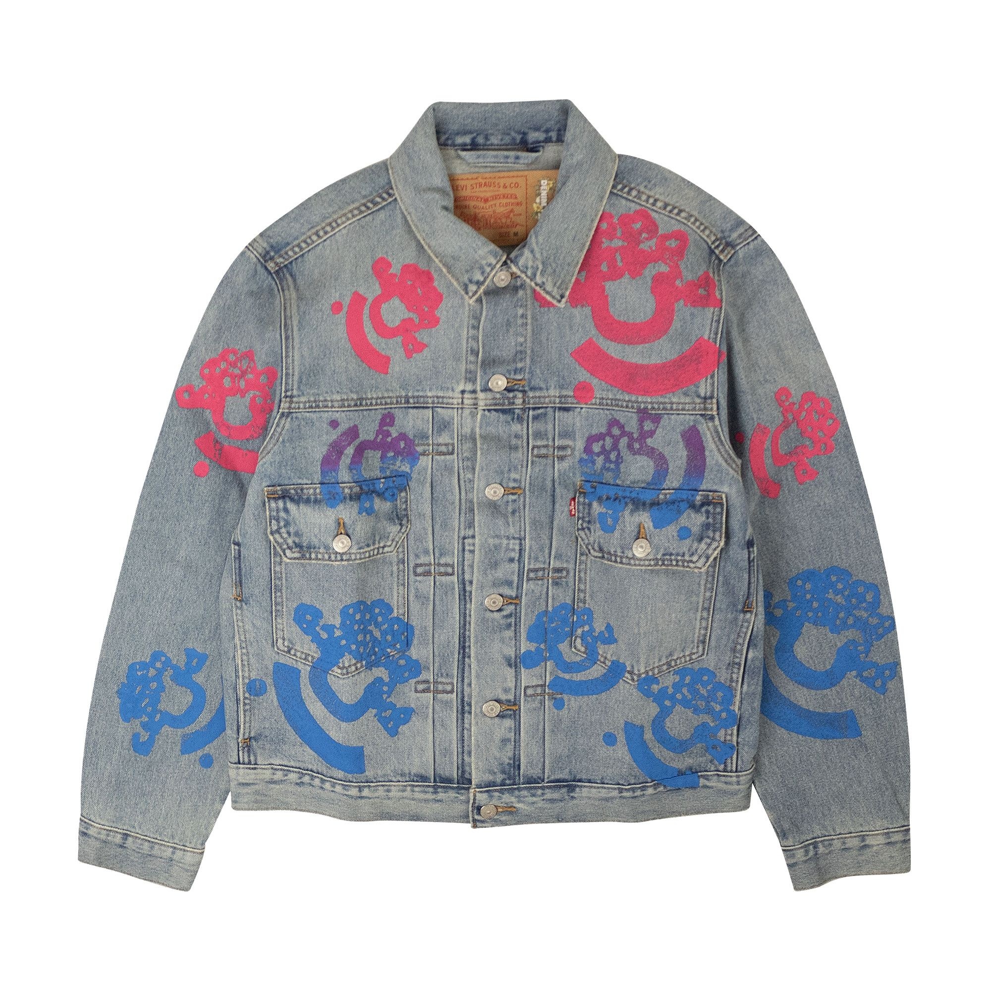 Denim Tears Bstroy Tears Type-2 Denim Jacket 'Light Wash' - 1
