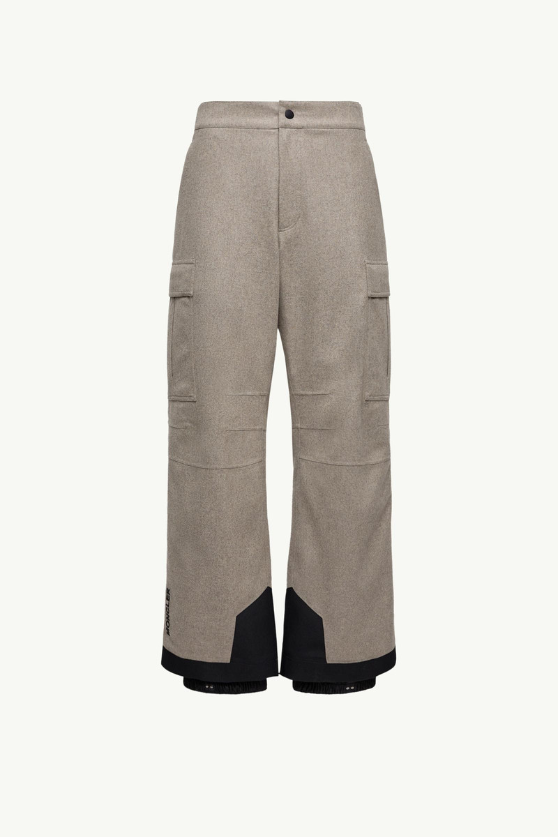 Padded Technical Wool Ski Pants 1