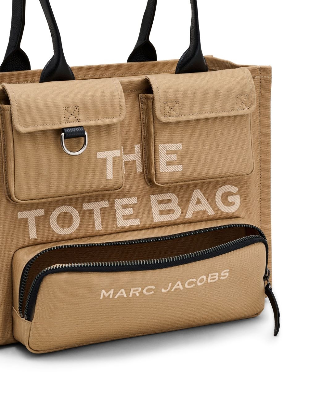 トートバッグ MARC JACOBS THE CARGO CANVAS LARGE TOTE BAG IN CAMEL Marc Jacobs The Large Cargo Canvas Tote bag | REVERSIBLE