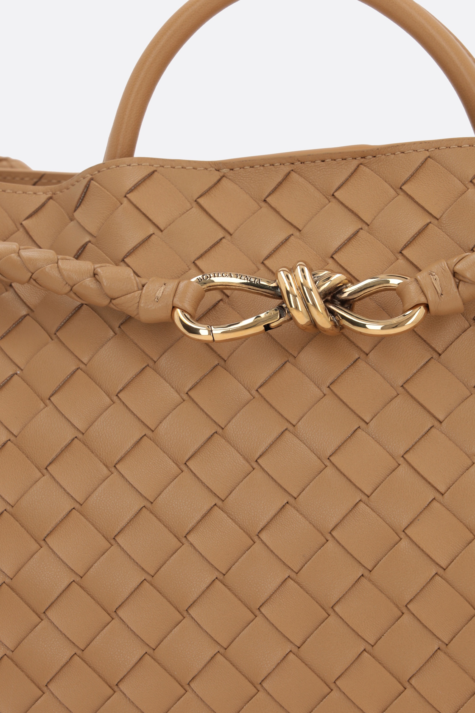Bottega Veneta ANDIAMO MEDIUM HANDBAG IN INTRECCIATO NAPPA