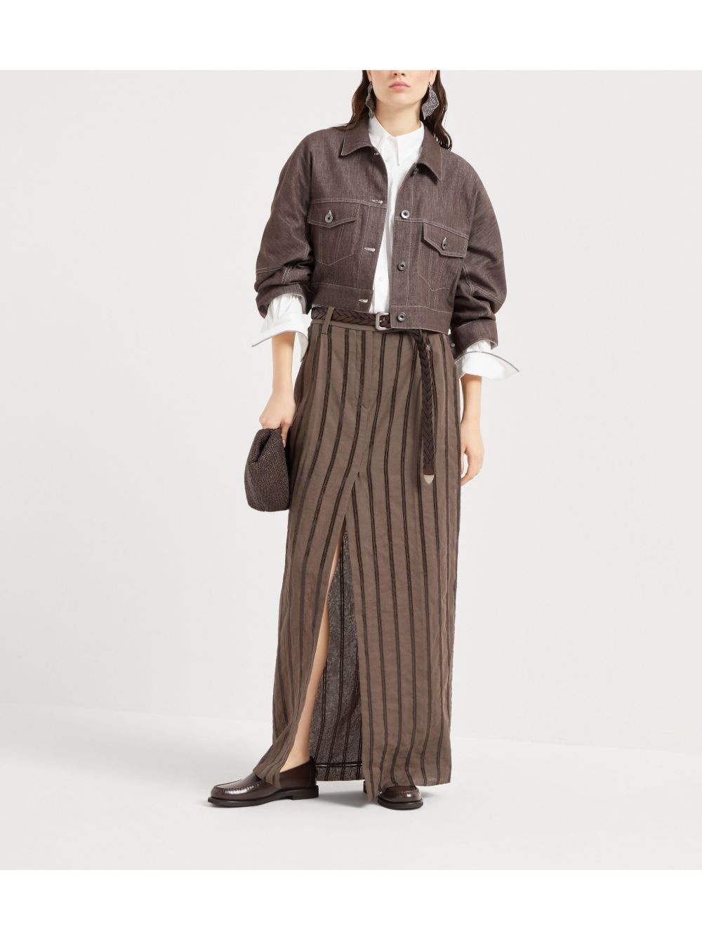 Monili-trim shirt - 2