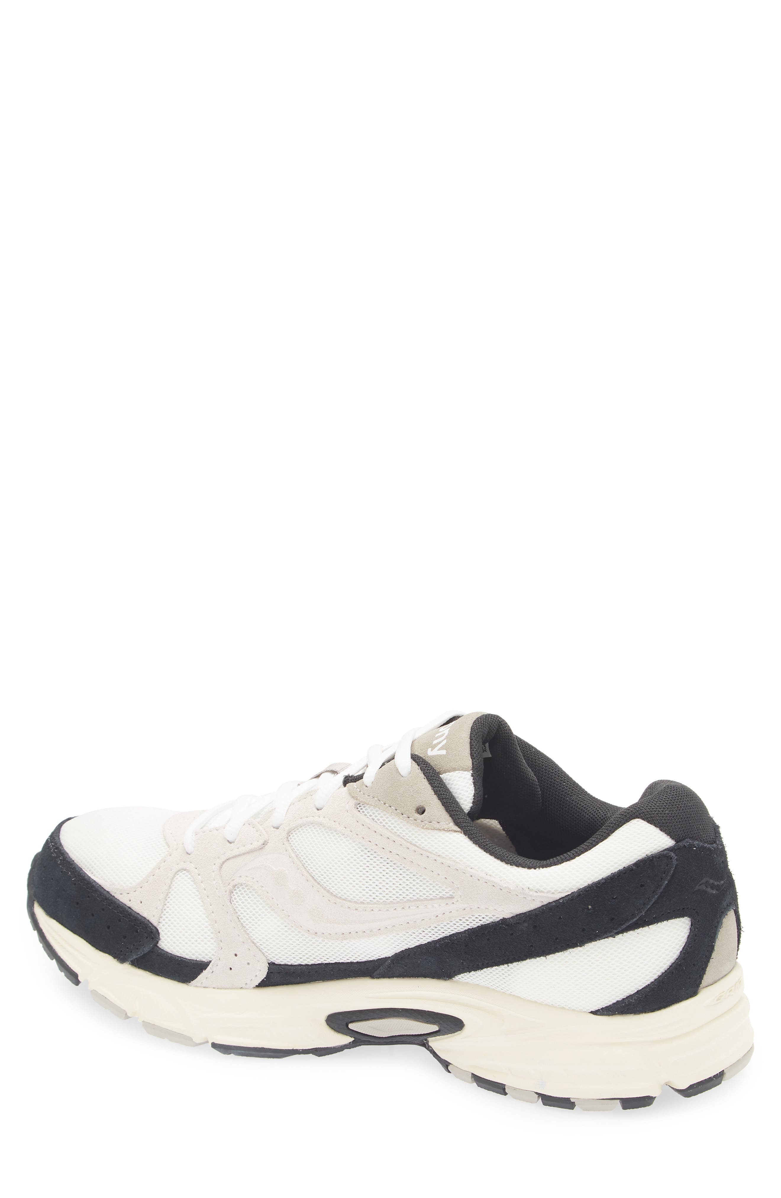 Saucony Ride Millennium Sneaker in White/Black-Suede at Nordstrom - 2