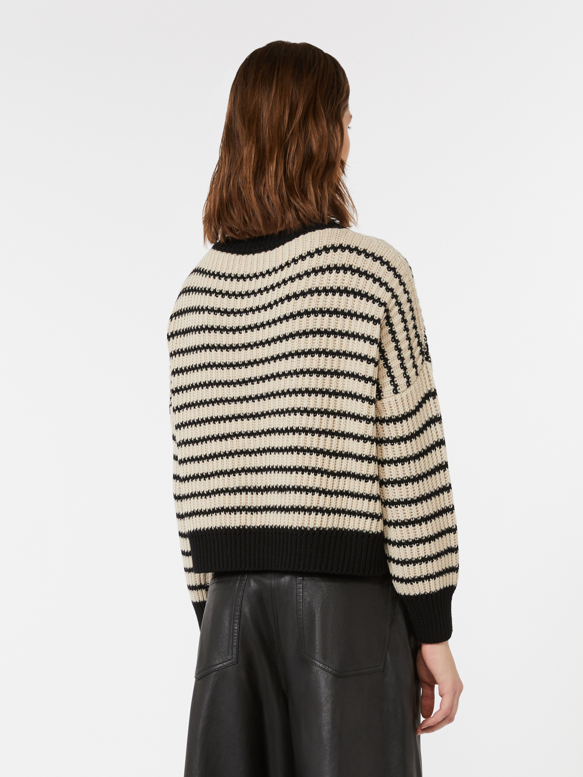 EZOR Cropped wool knit jumper - 4