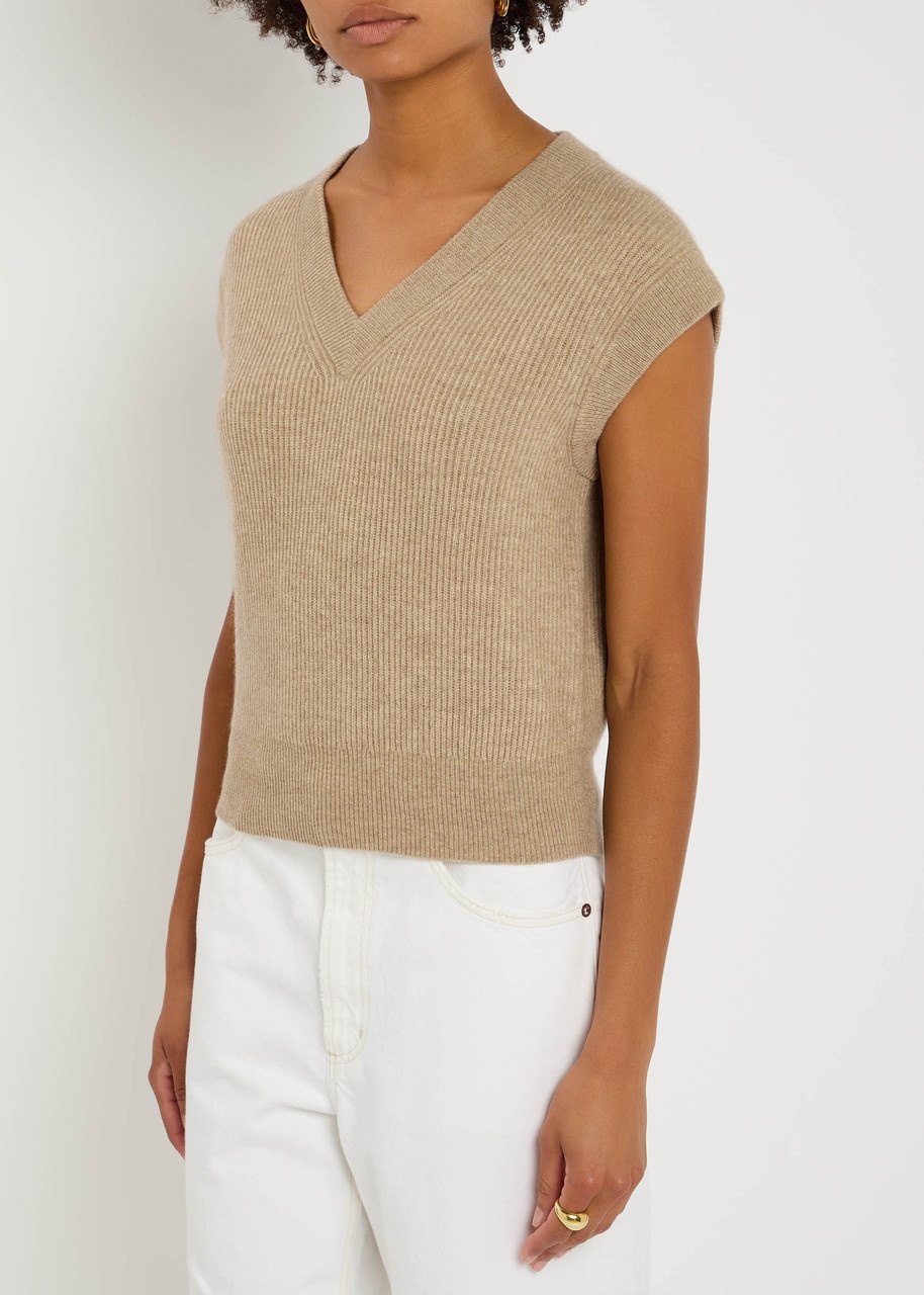 Guest In Residence Ribbed Cashmere Vest - 2