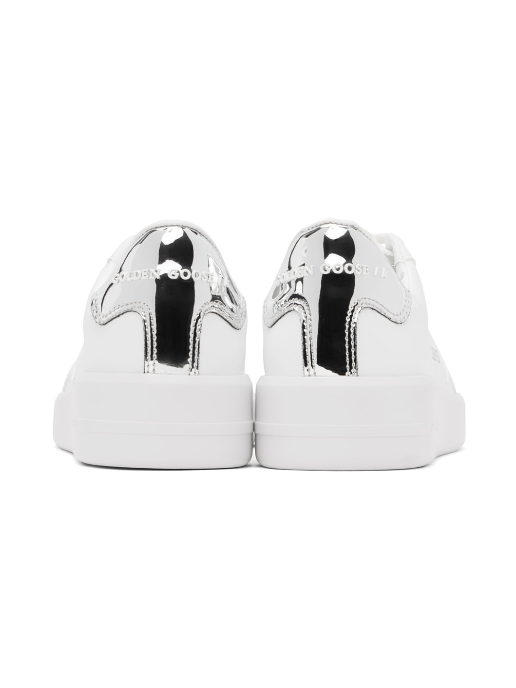 White & Silver Bio-Based Purestar Sneakers - 2
