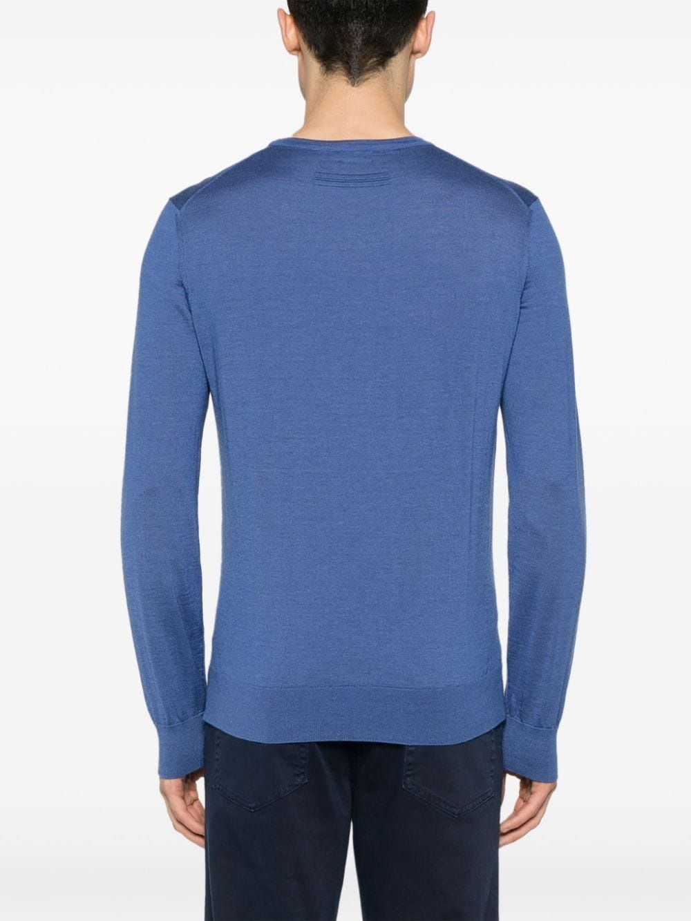 mÃ©lange ribbed jumper - 4