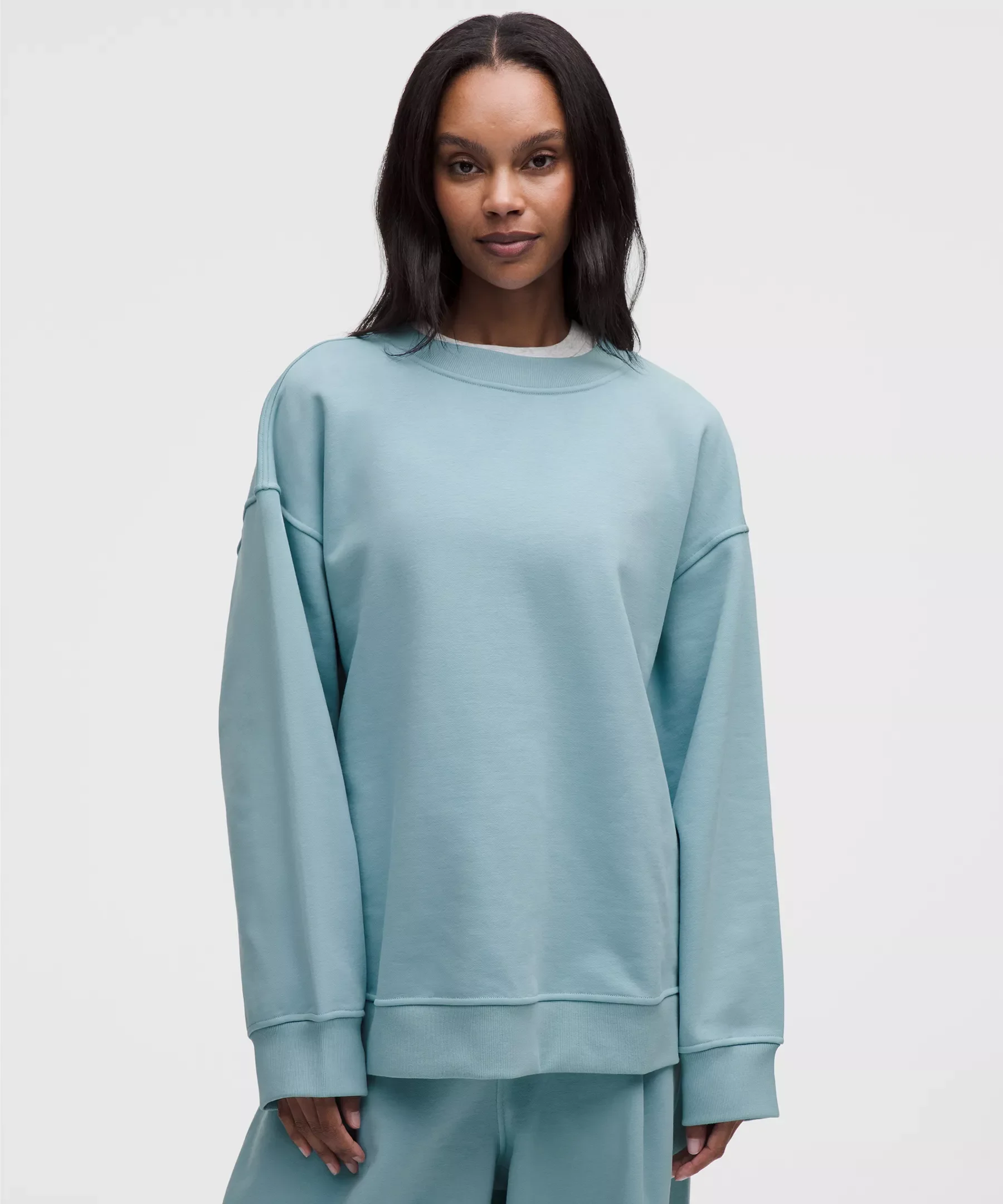 French Terry Oversized Crew - 1
